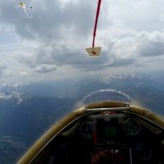 Flugwegposition um 12:39:19: Aufgenommen in der Nähe von Gemeinde Fließ, Fließ, Österreich in 2905 Meter